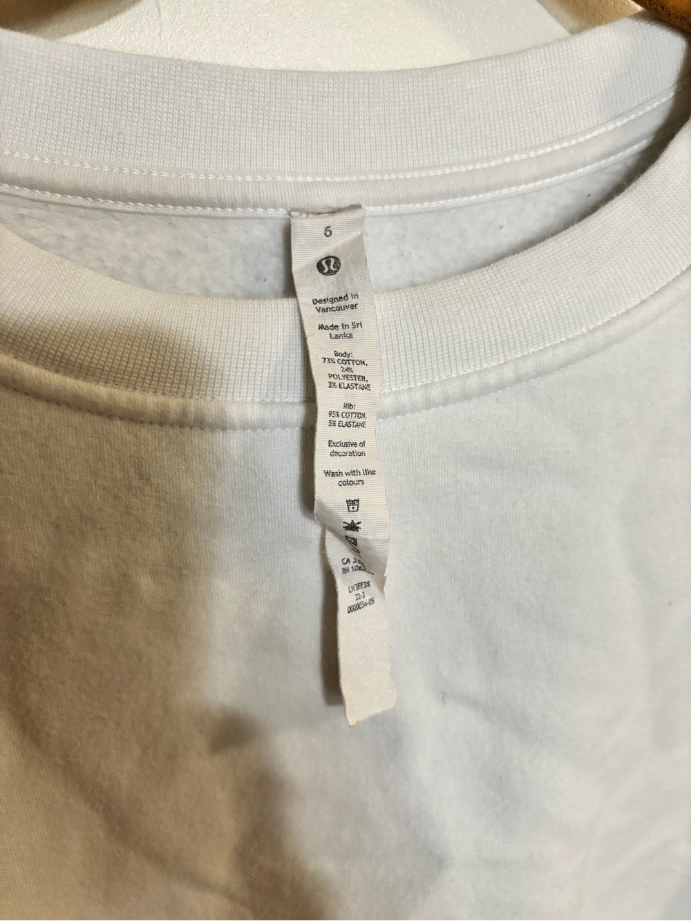 lululemon White Crewneck Sweatshirt - Picture 4 of 4